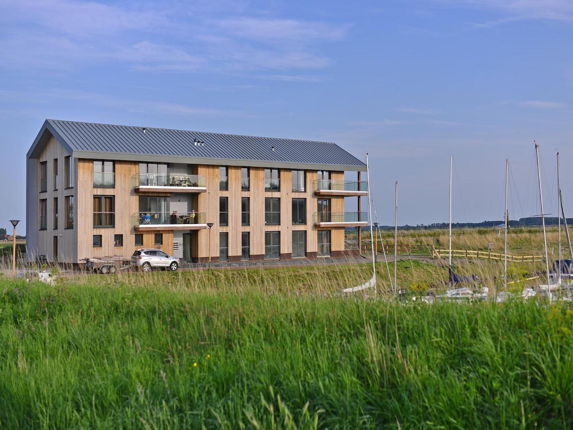 Waterlodge Blue Lagoon On A Jetty For 4 People Kamperland Exterior foto